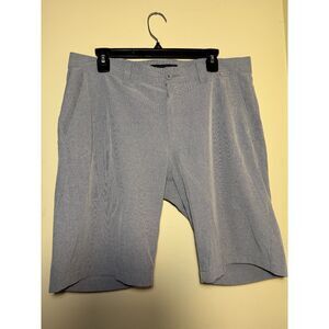 Travis Mathews Grey 'Beck' Performance Golf Shorts | Size 34" | Menswear